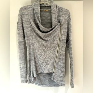 Gray cardigan